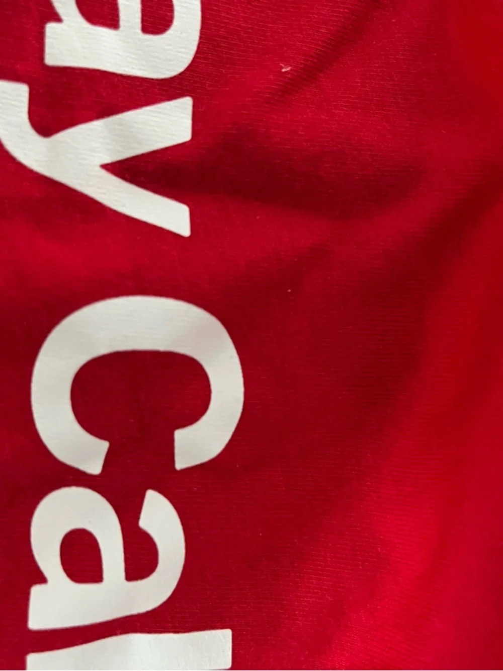Red Cat Graphic Tee - Stay Calm & Purr On